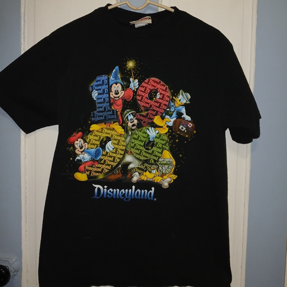 VINTAGE Disneyland 1999 T-shirt SZ M Mickey Minnie Donald Duck